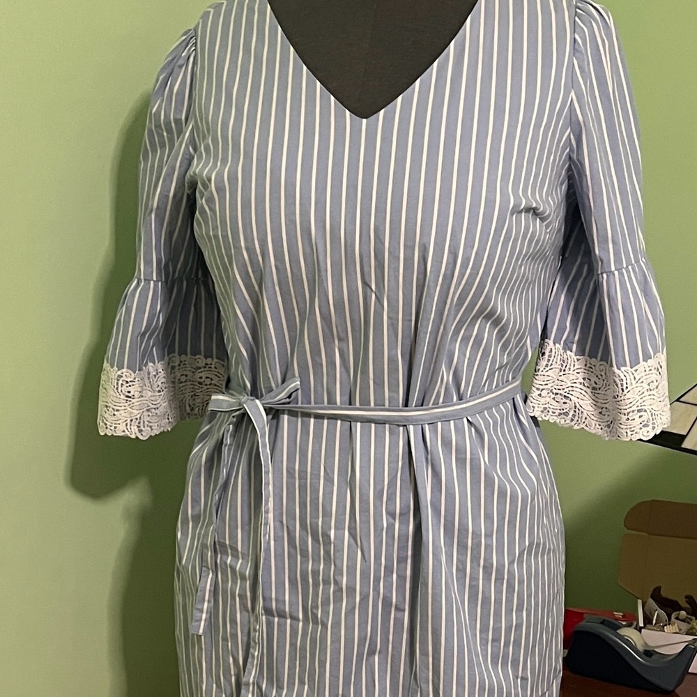 Westport Blue and White Striped Garment